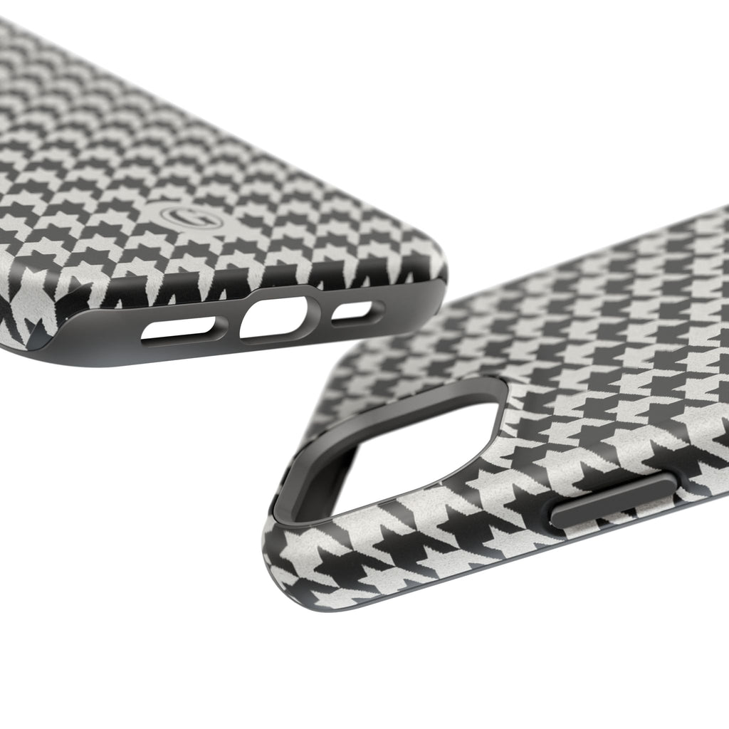 Houndstooth Print Phone Case