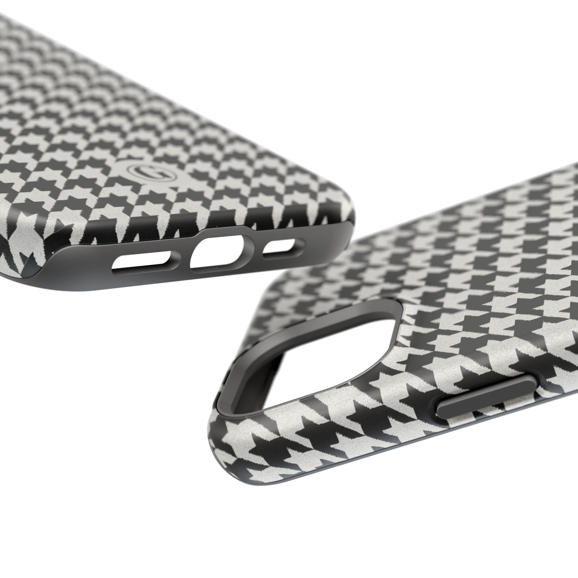 Houndstooth Print Phone Case