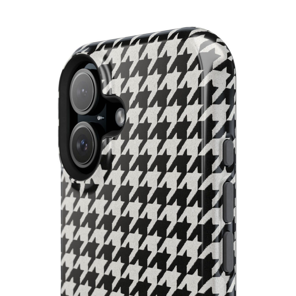 Houndstooth Print Phone Case
