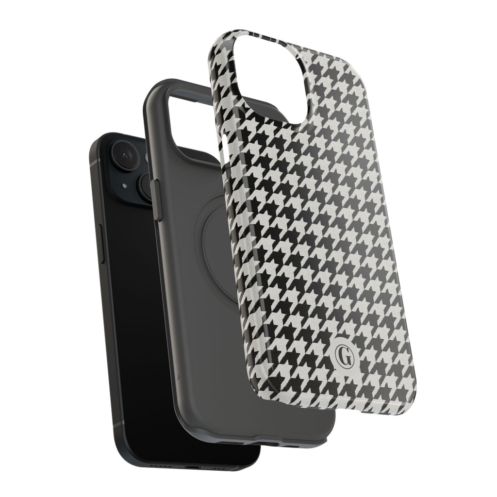 Houndstooth Print Phone Case