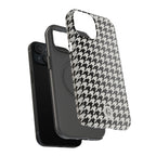 Houndstooth Print Phone Case