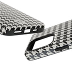 Houndstooth Print Phone Case