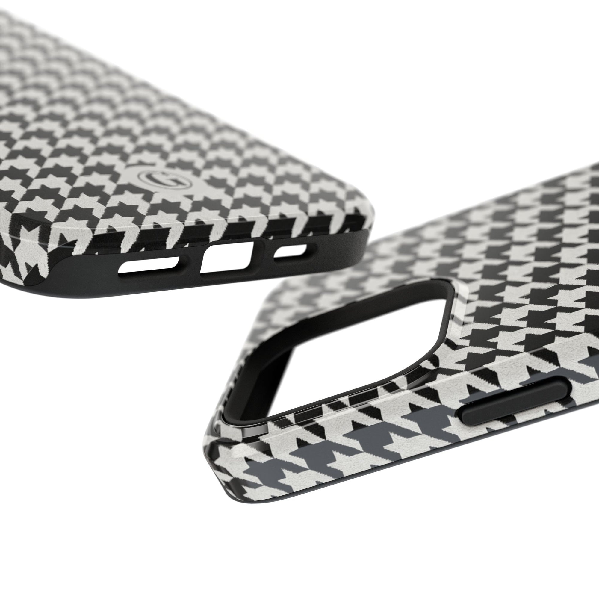Houndstooth Print Phone Case