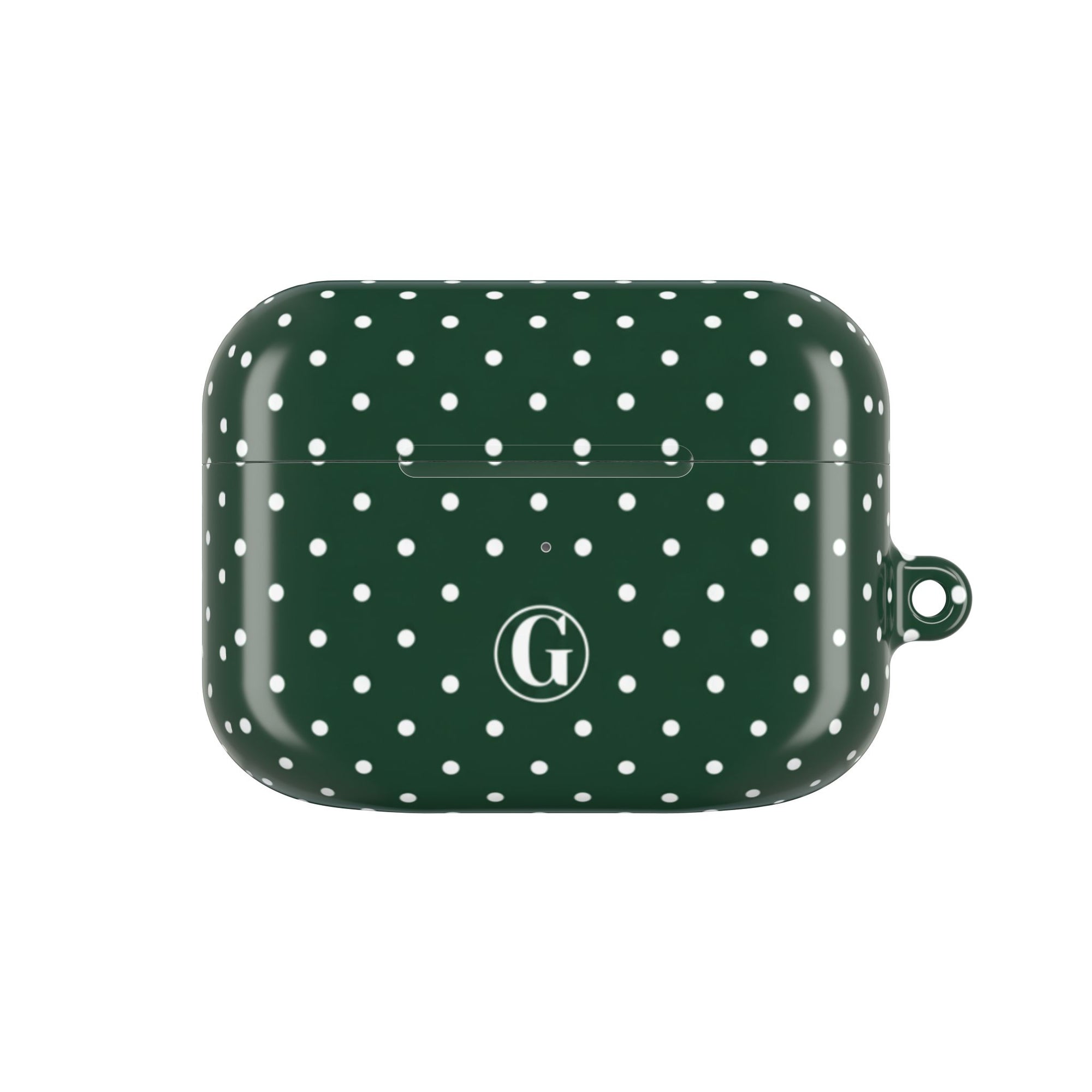 Emerald Green Polka Dot AirPod Case