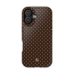 Brown Polka Dots Phone Case