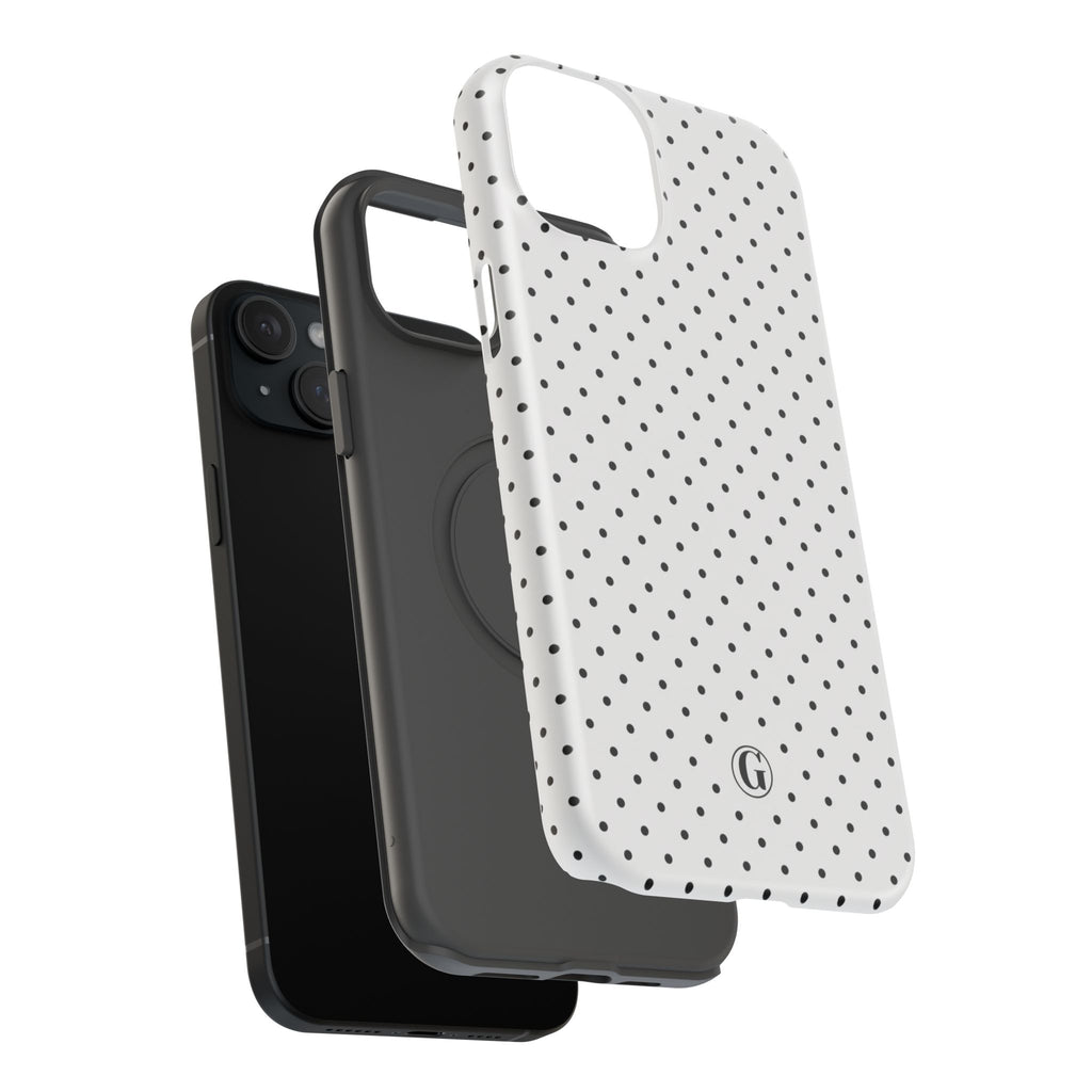 White Polka Dots Phone Case