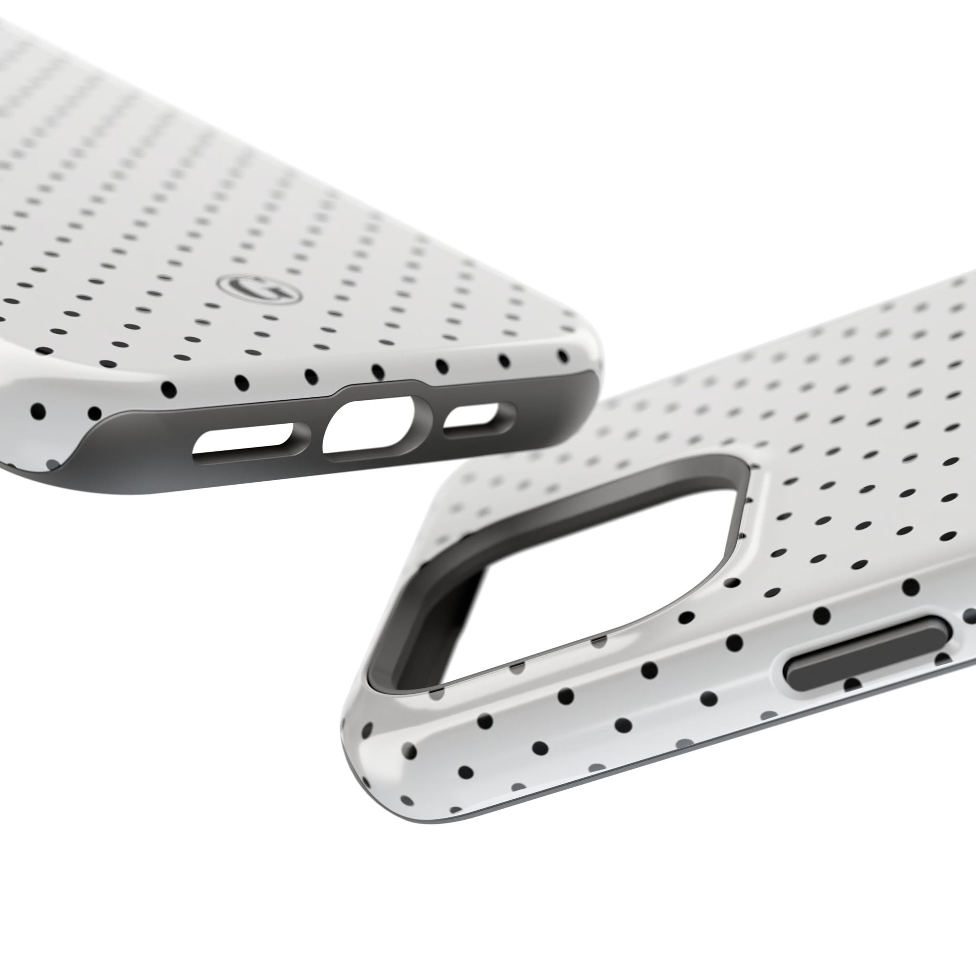 White Polka Dots Phone Case