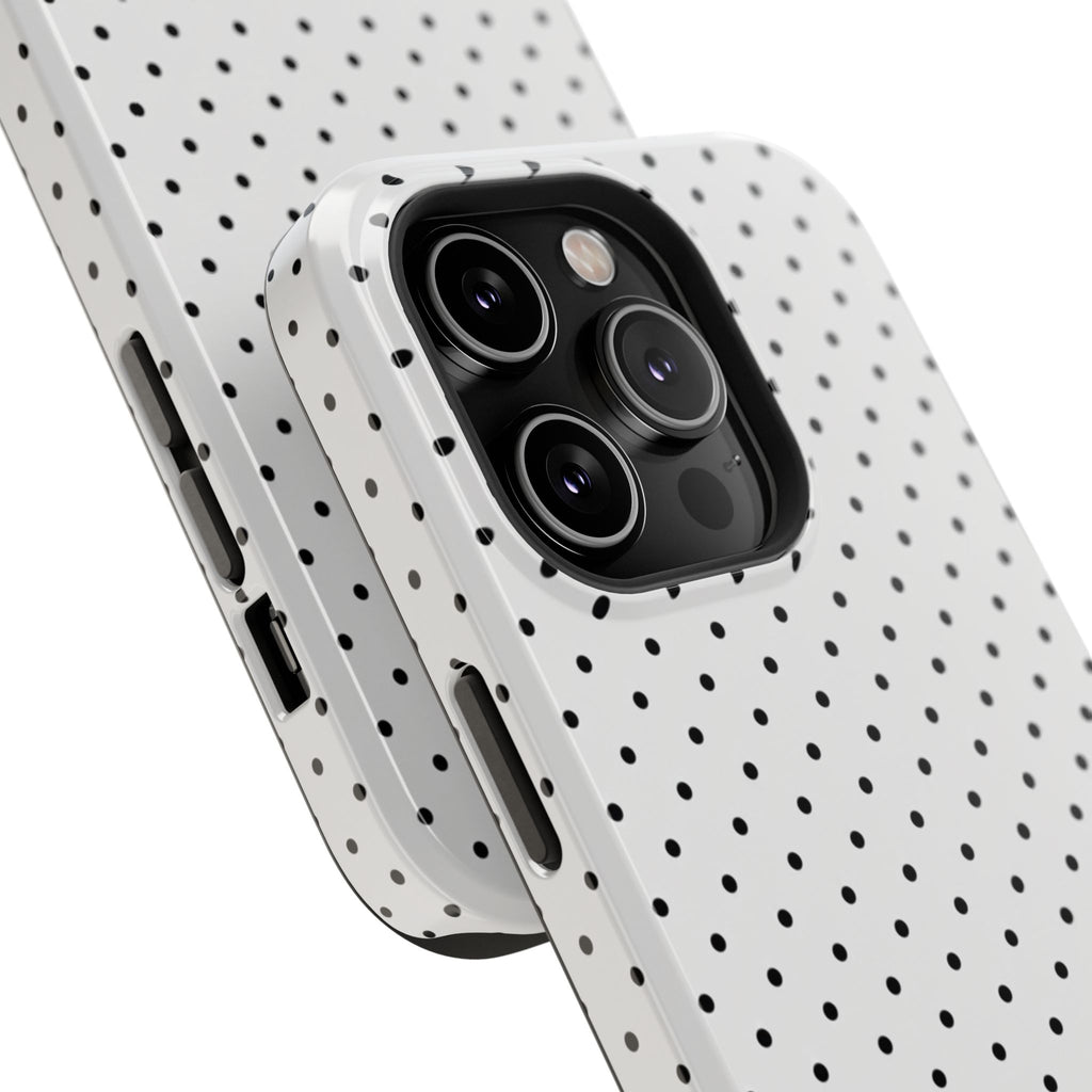 White Polka Dots Phone Case