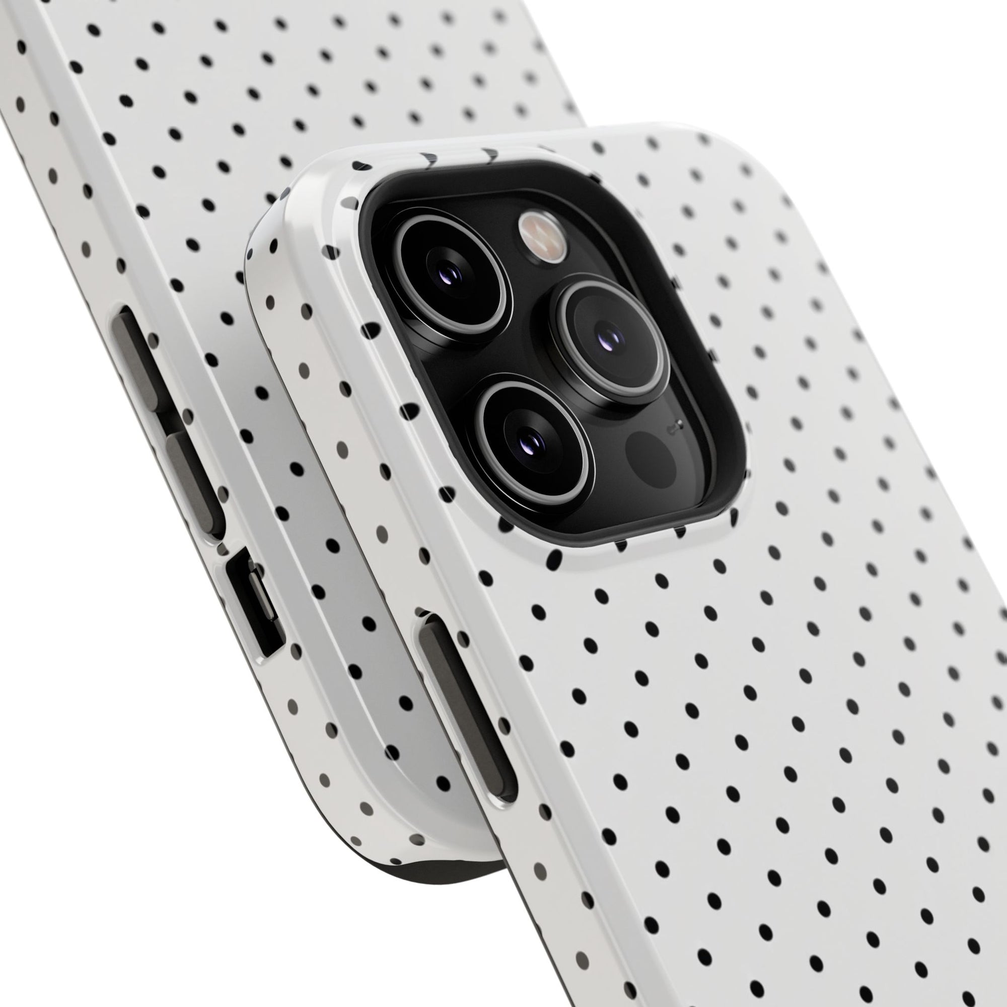 White Polka Dots Phone Case