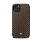 Brown Polka Dots Phone Case