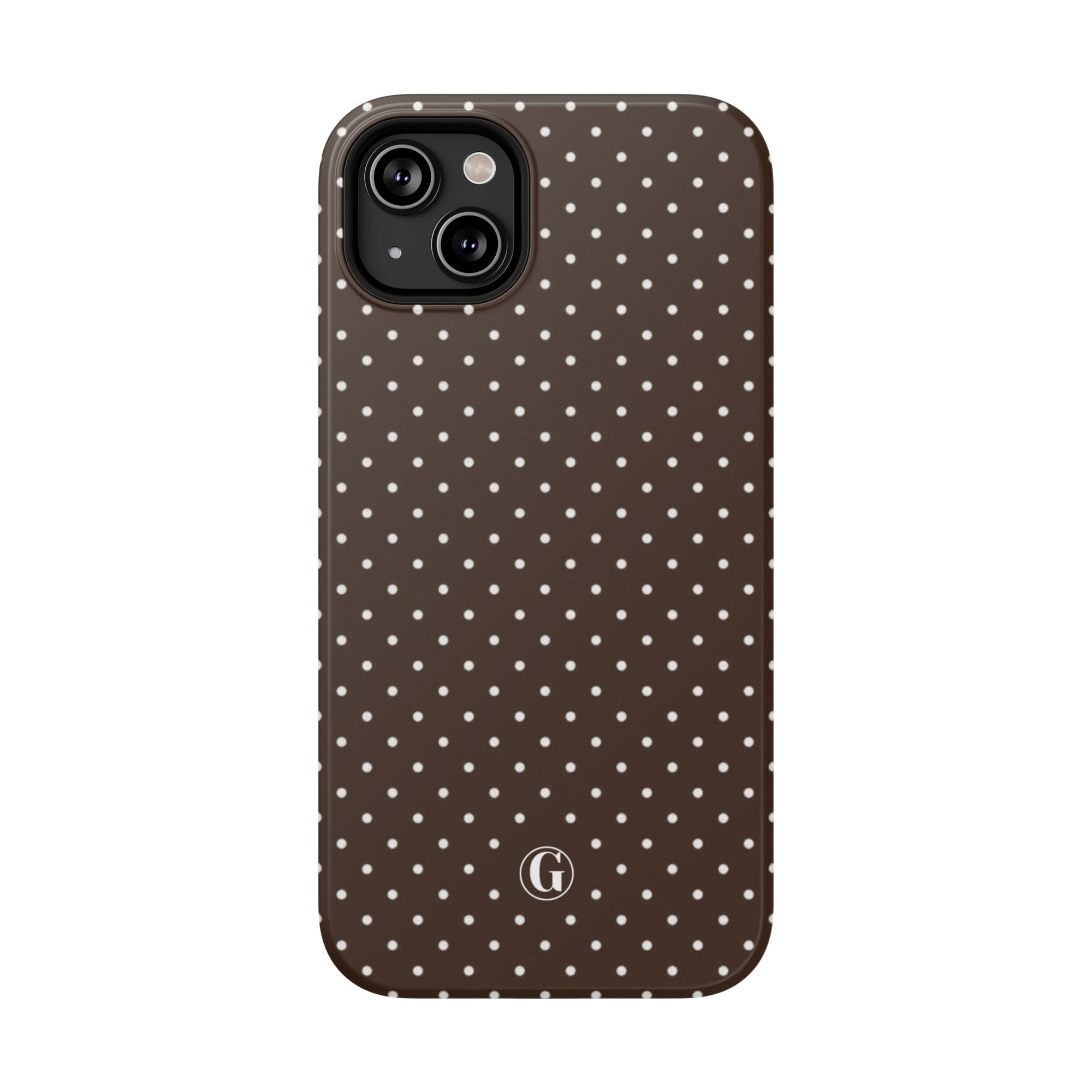 Brown Polka Dots Phone Case