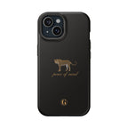 Black 'Peace of Mind' Panther Phone Case