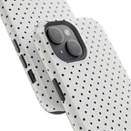White Polka Dots Phone Case