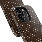 Brown Polka Dots Phone Case