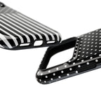 B&W Polka Dots x Stripes Phone Case