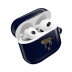 Navy Blue Panther AirPod Case