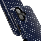 Navy Blue Polka Dots Phone Case