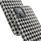 Houndstooth Print Phone Case