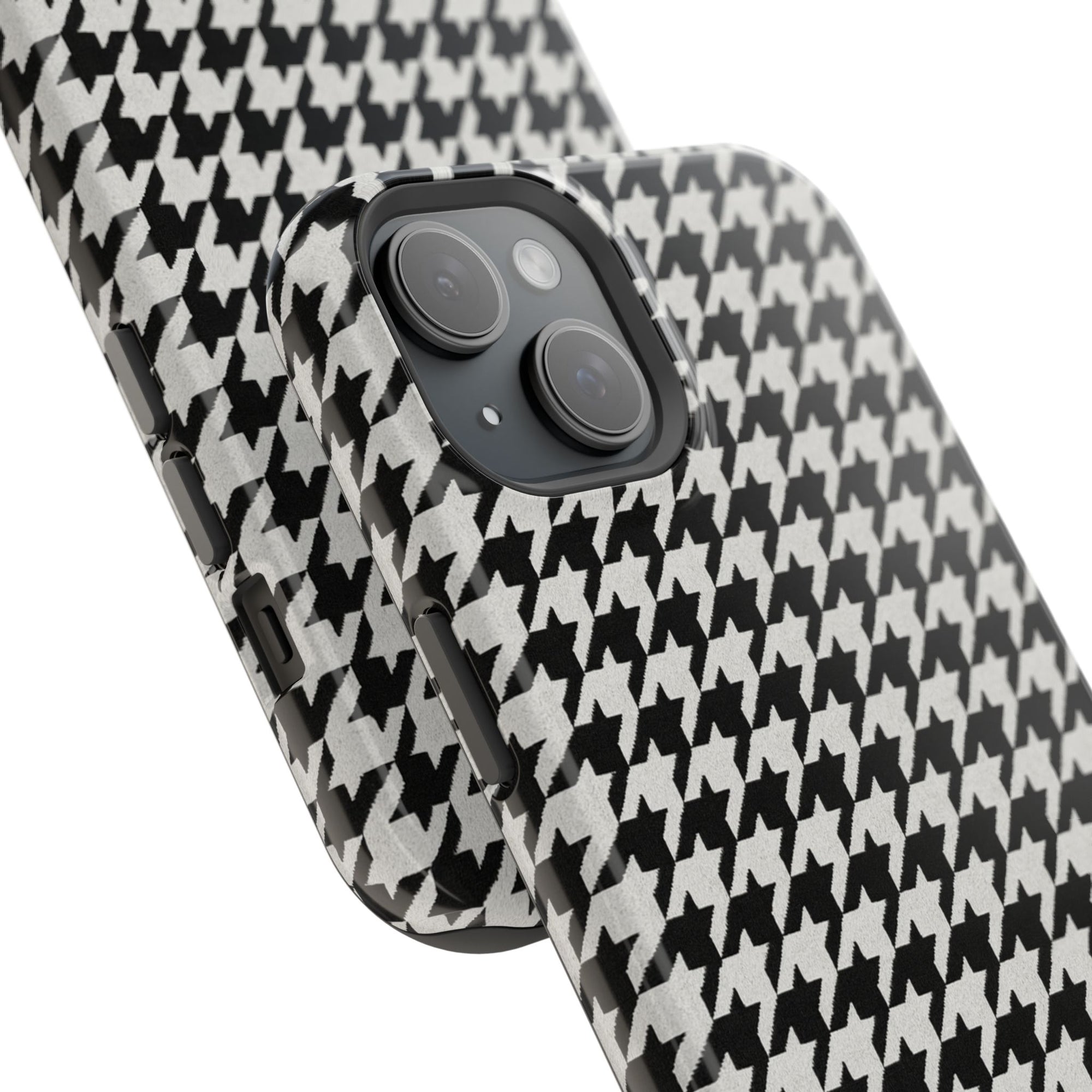 Houndstooth Print Phone Case