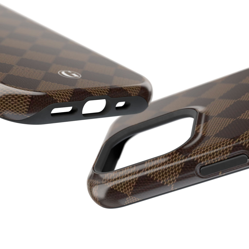 Brown Checkmate Phone Case