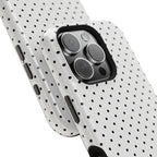White Polka Dots Phone Case