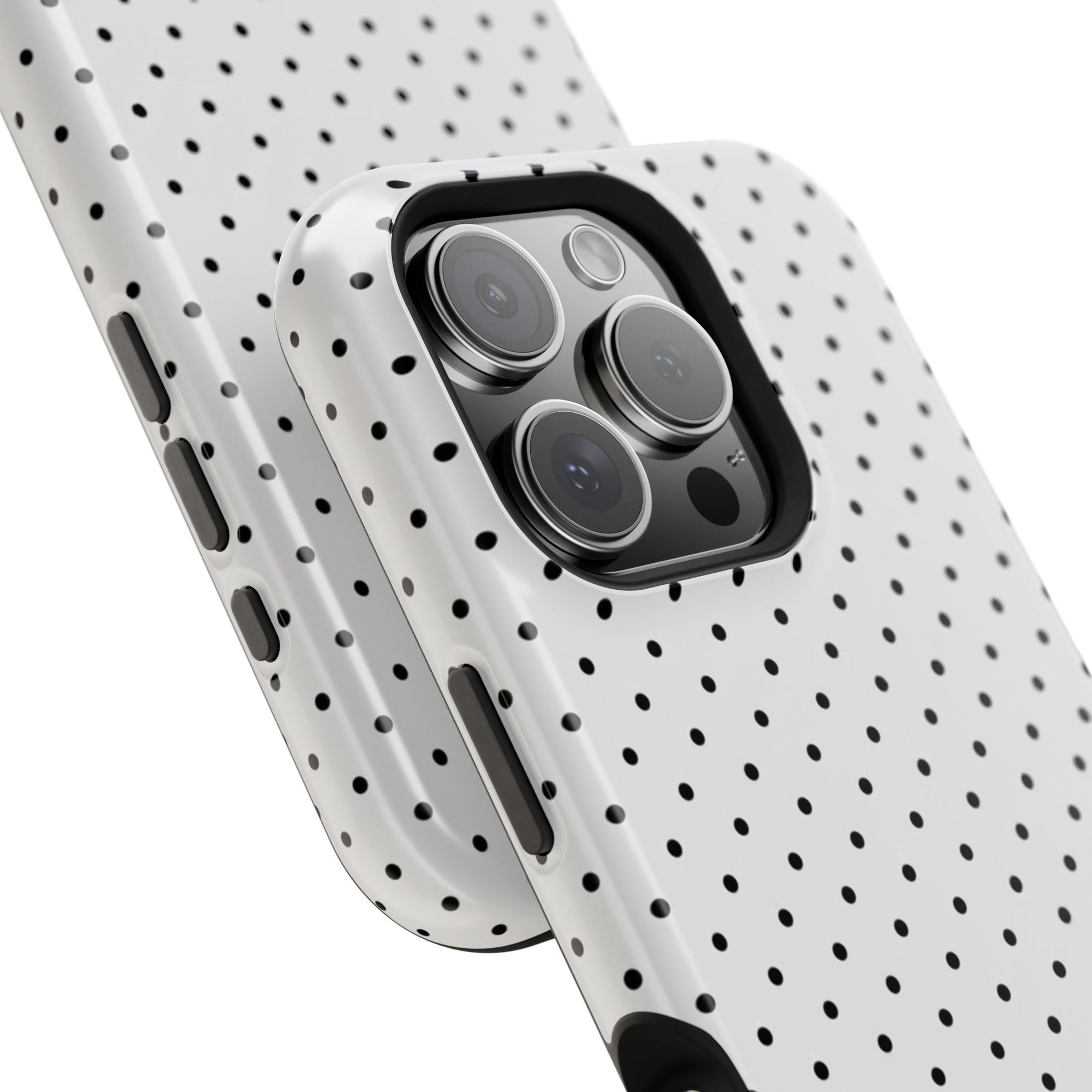 White Polka Dots Phone Case