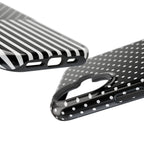 B&W Polka Dots x Stripes Phone Case