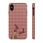Dark Red Cowboy Boots Phone Case