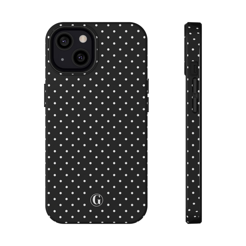 Black Polka Dots Phone Case
