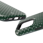Emerald Green Polka Dots Phone Case