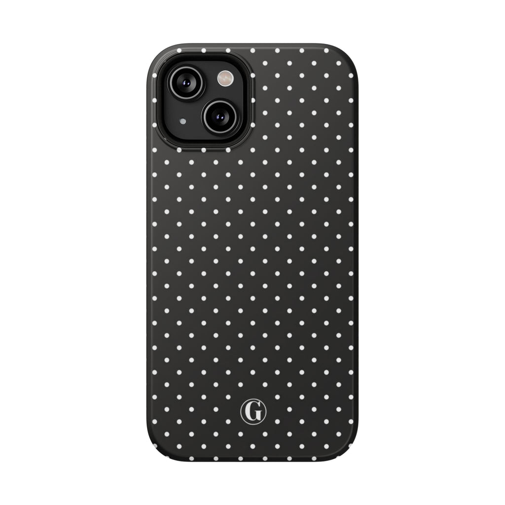 Black Polka Dots Phone Case