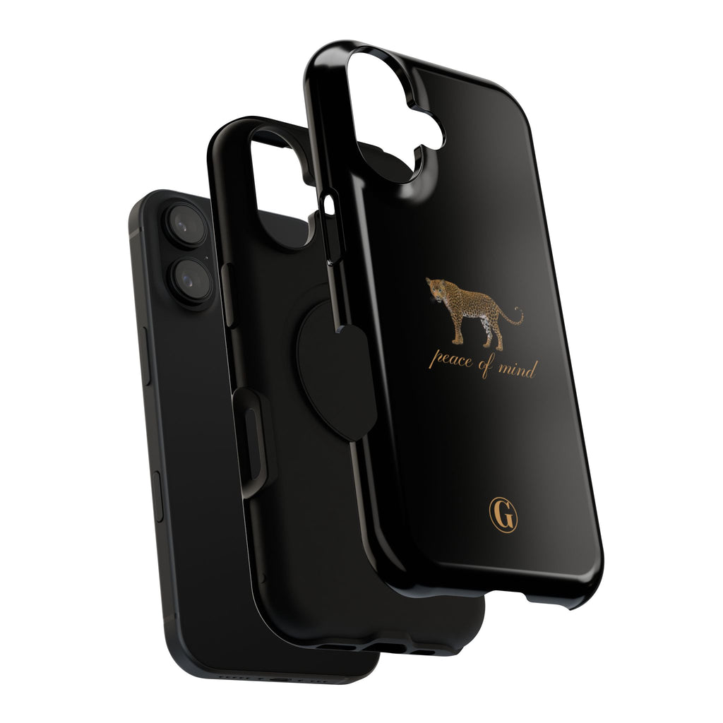 Black 'Peace of Mind' Panther Phone Case