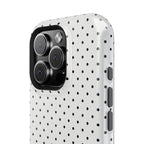 White Polka Dots Phone Case