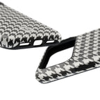 Houndstooth Print Phone Case