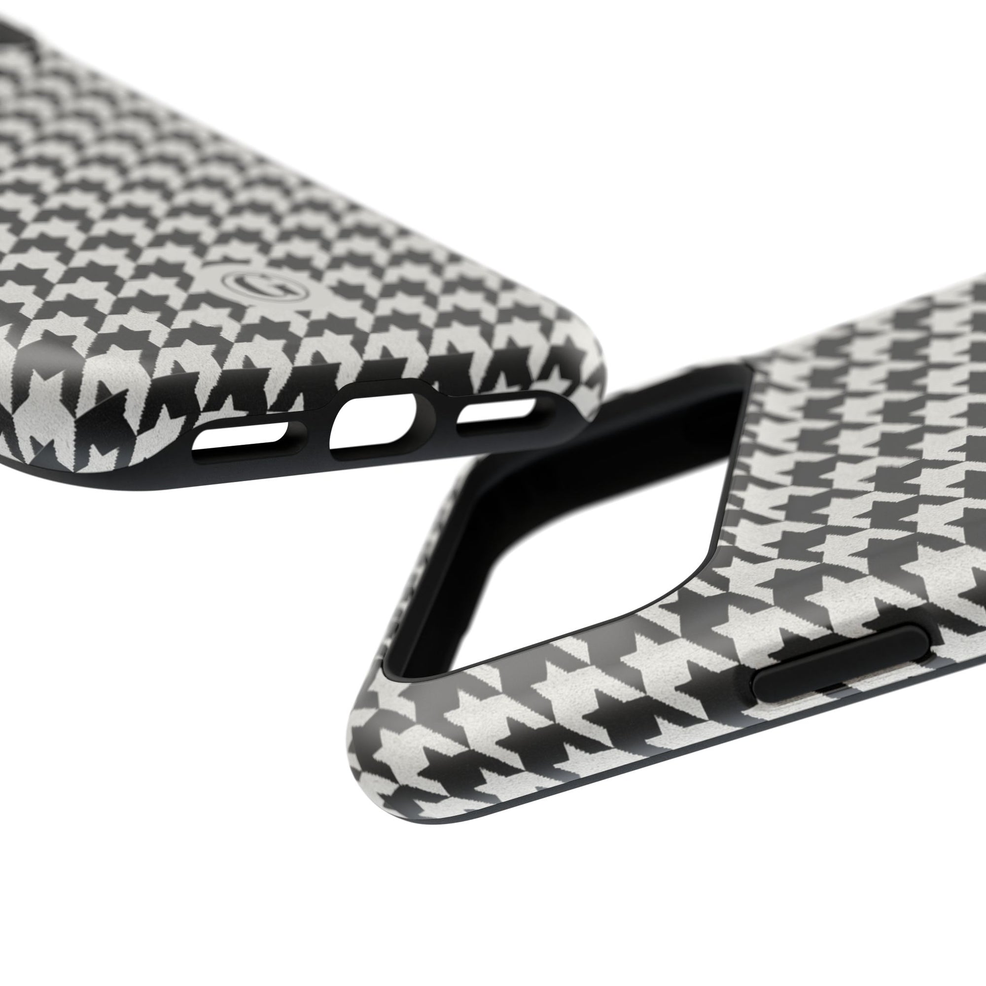 Houndstooth Print Phone Case