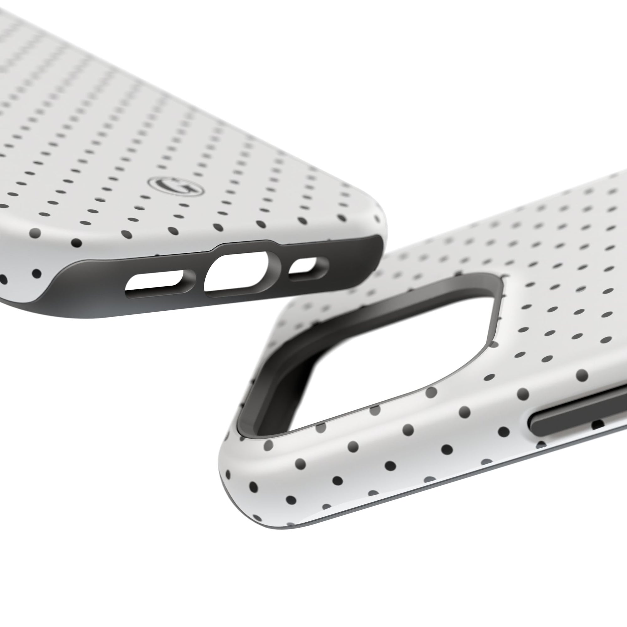 White Polka Dots Phone Case