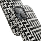 Houndstooth Print Phone Case