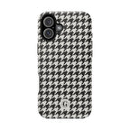 Houndstooth Print Phone Case