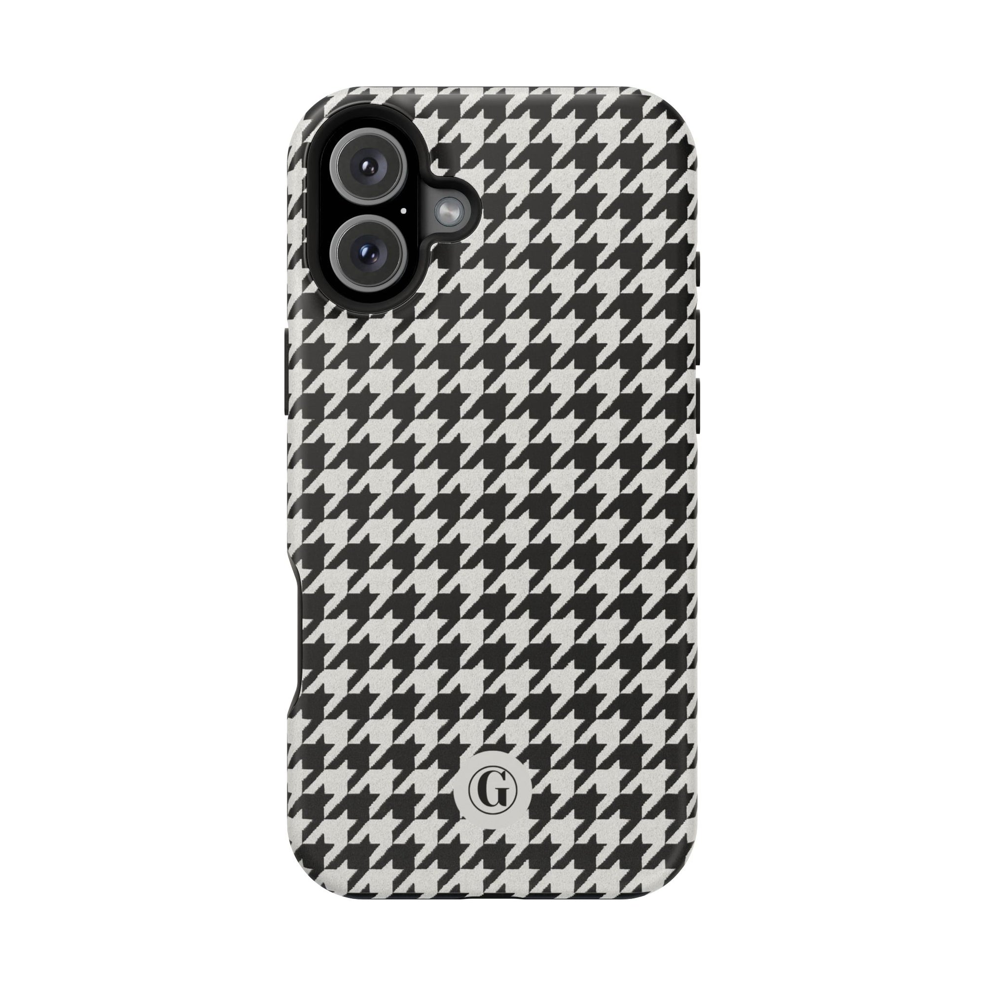 Houndstooth Print Phone Case