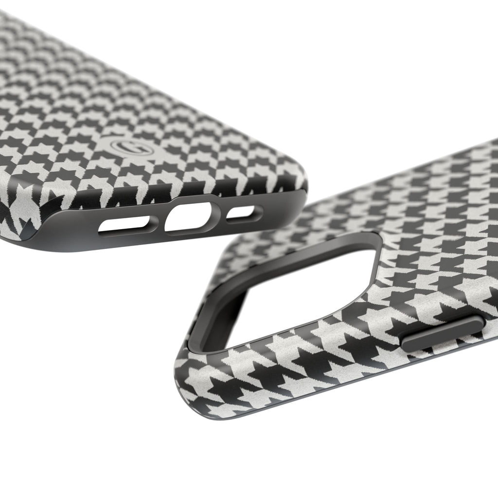 Houndstooth Print Phone Case