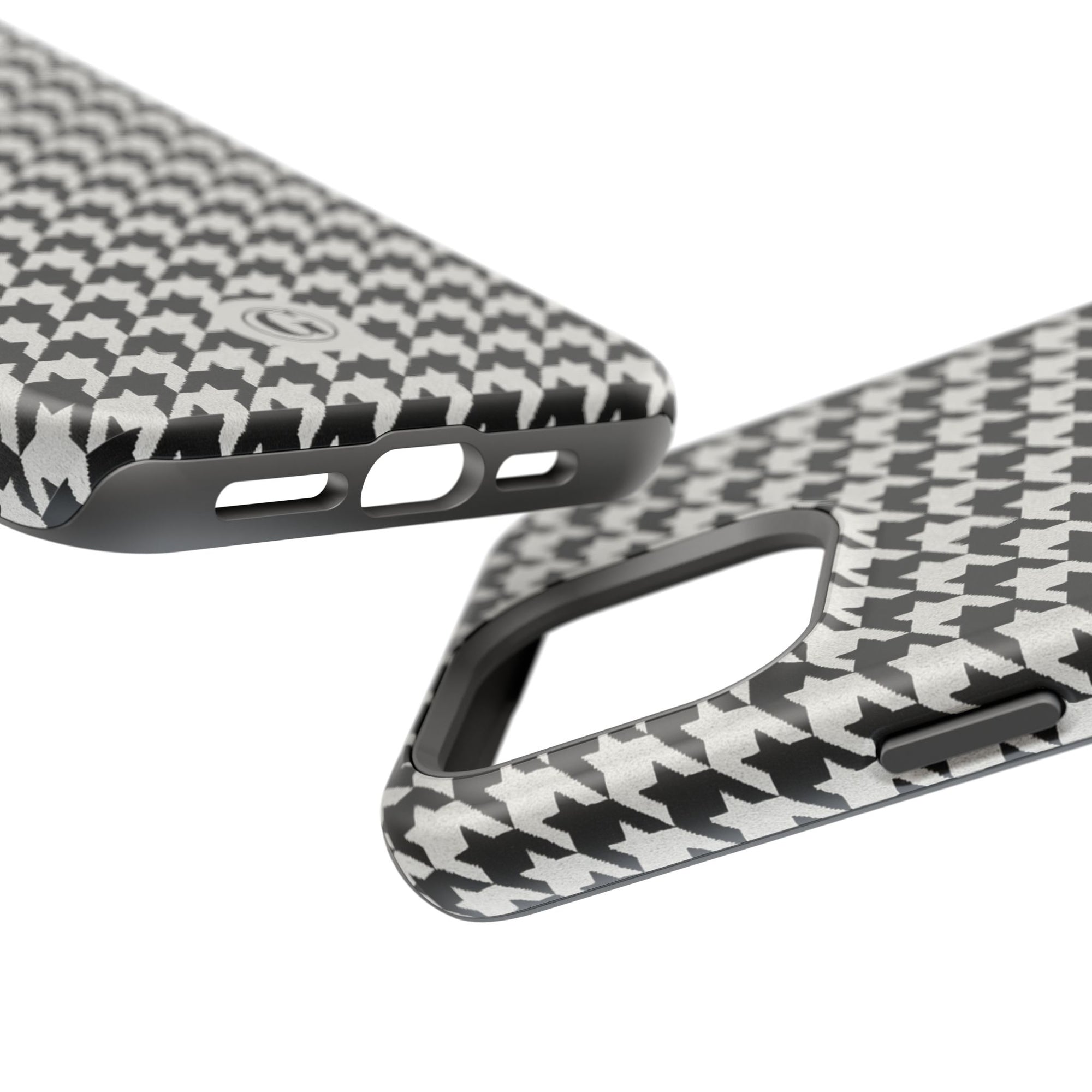 Houndstooth Print Phone Case