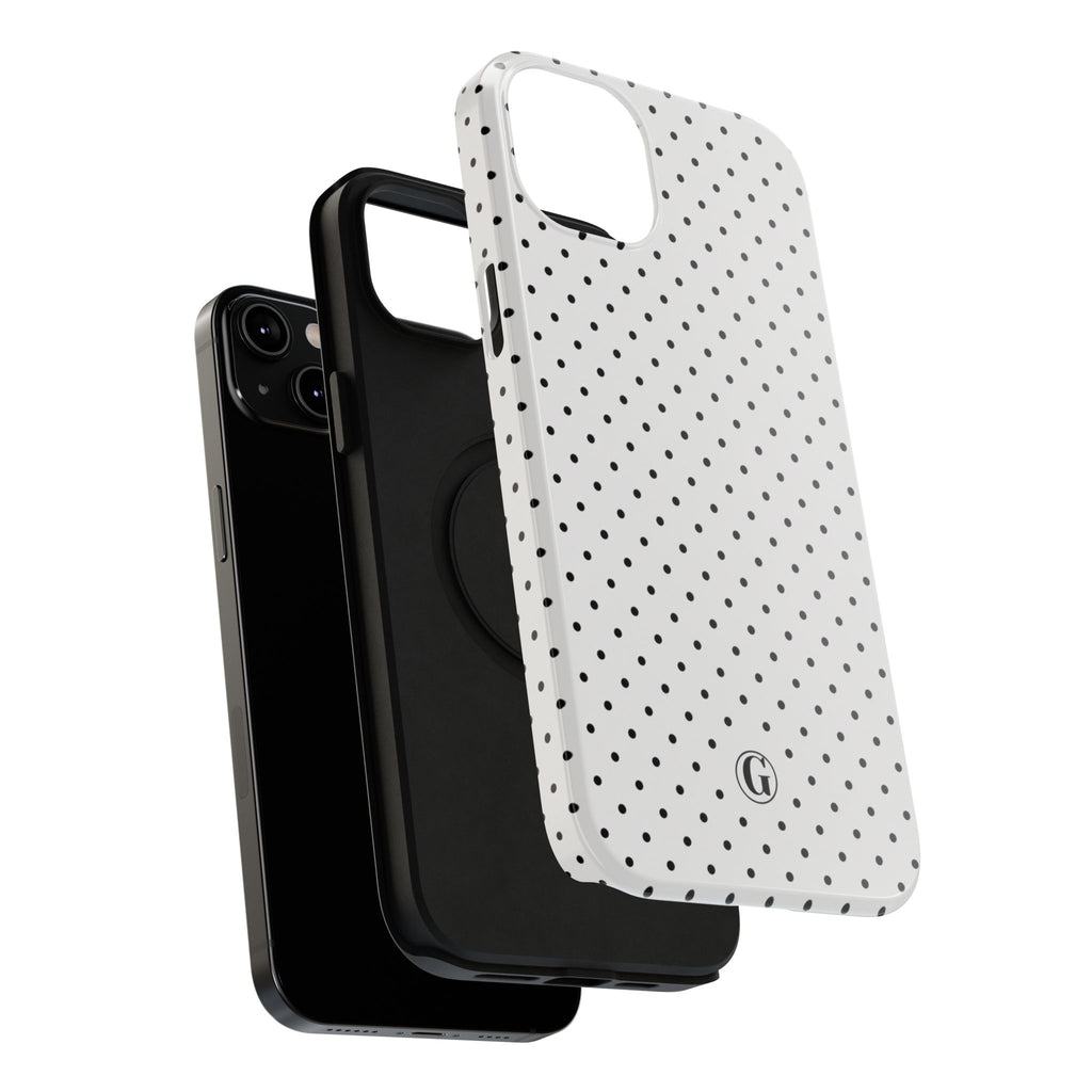 White Polka Dots Phone Case