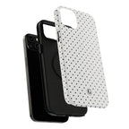 White Polka Dots Phone Case