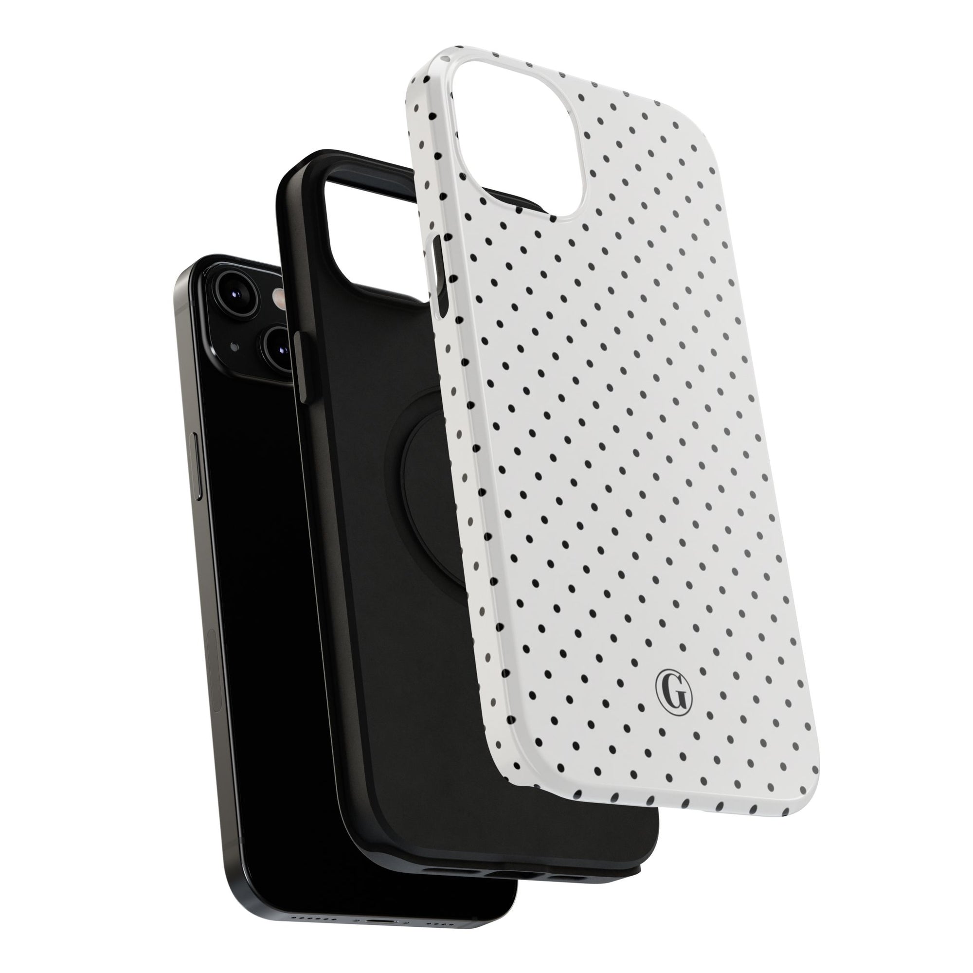 White Polka Dots Phone Case