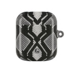 Gray Snakeskin Print AirPod Case