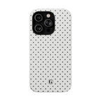 White Polka Dots Phone Case