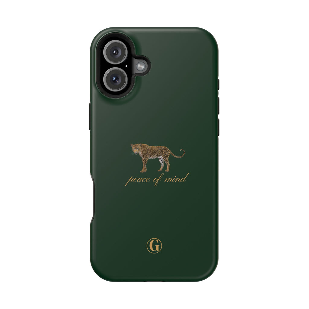 Emerald Green 'Peace of Mind' Panther Phone Case