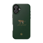 Emerald Green 'Peace of Mind' Panther Phone Case