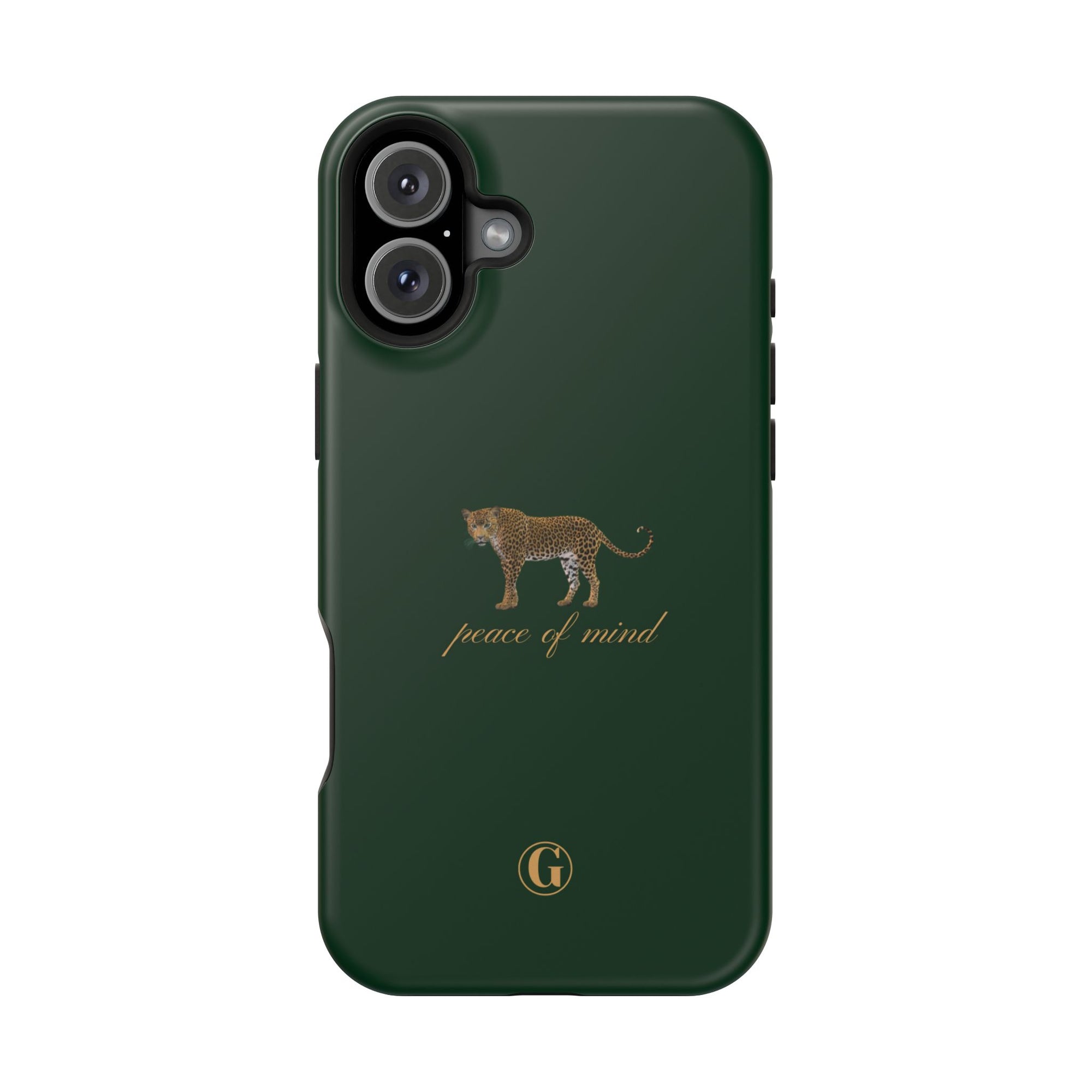 Emerald Green 'Peace of Mind' Panther Phone Case