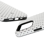 White Polka Dots Phone Case
